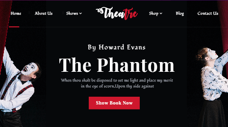 Theatre WordPress Theme