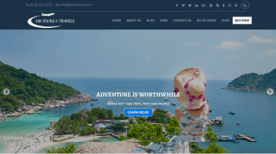 Free Tours WordPress Theme Thumbnail