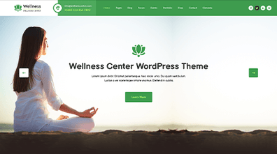 Wellness WordPress Theme Thumbnail