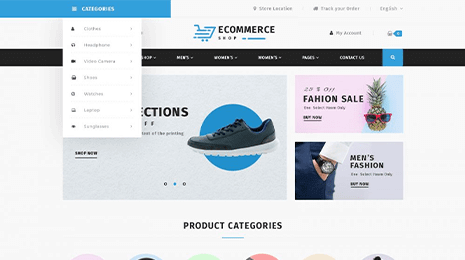 Free Modern Store WordPress Theme Thumbnail 
