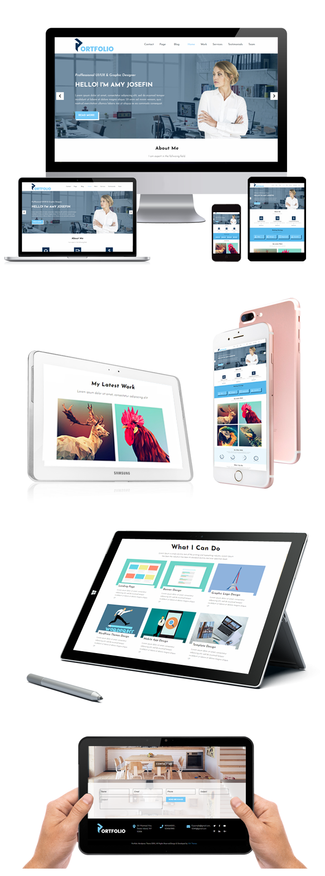 UX Portfolio WordPress Theme