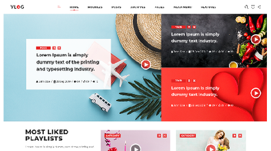 Free WordPress Video Theme Thumbnail