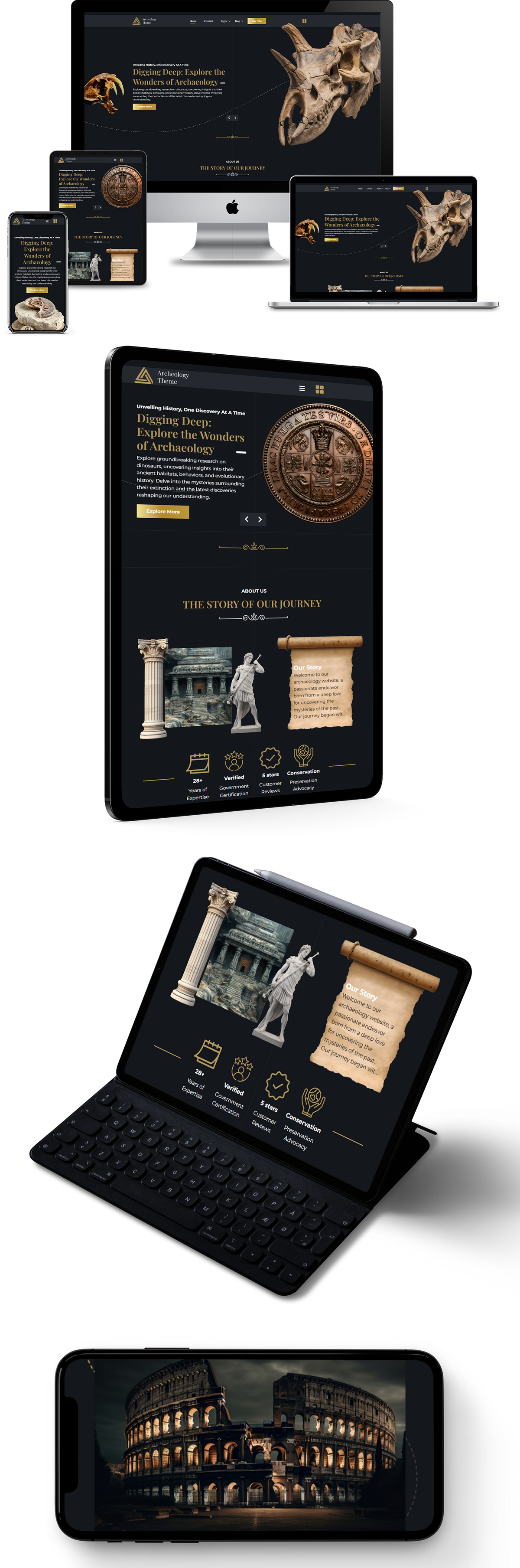 Archaeology WordPress Theme