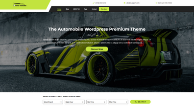 Auto Trader WordPress Theme Thumbnail