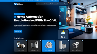 Automation Services WordPress Theme Thumbnail