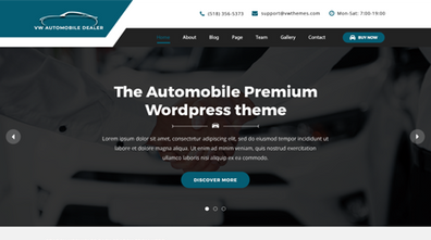 Automobile Dealer WordPress Theme Thumbnail