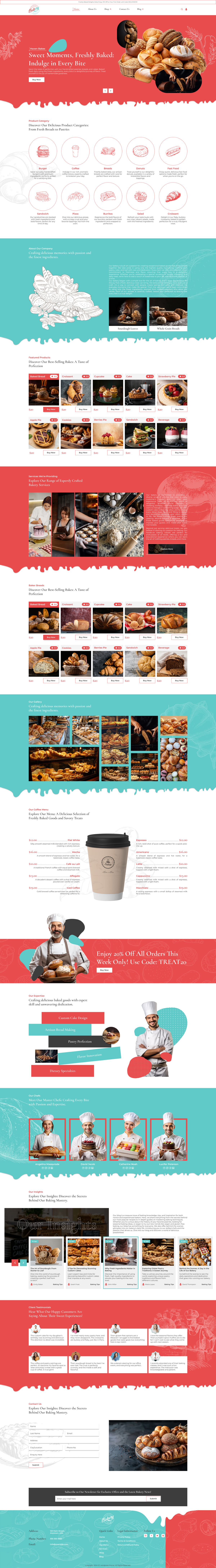 Bakers Website Figma Template