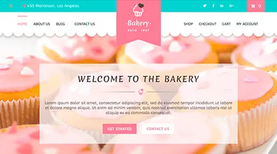 Bakery WordPress Theme Thumbnail