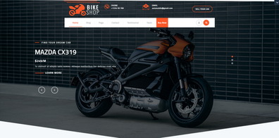 Free Bike Shop WordPress Theme Thumbnail
