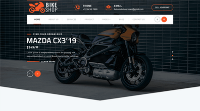 Bike Shop WordPress Theme Thumbnail