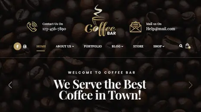 Free Cafe WordPress Theme Thumbnail