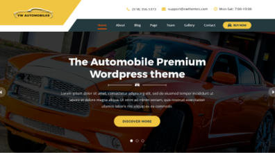 Gutenberg Car WordPress Theme Thumbnail