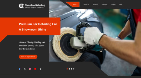 Car Detailing WordPress Theme Icon
