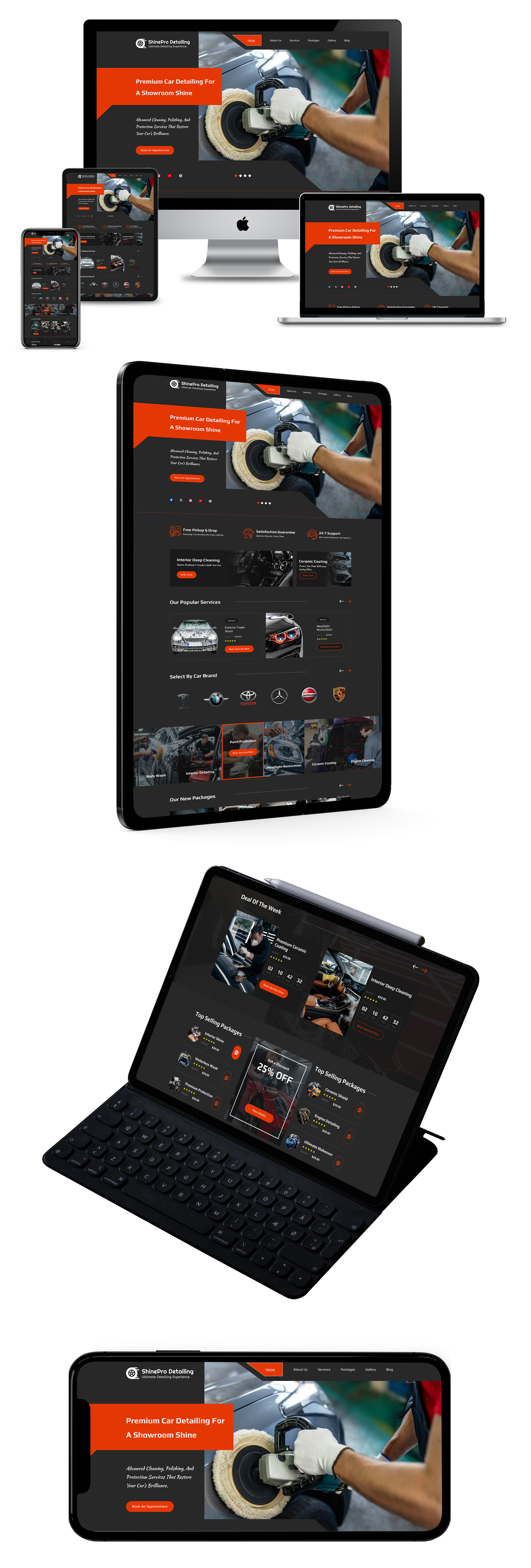Car Detailing WordPress Theme Responsive