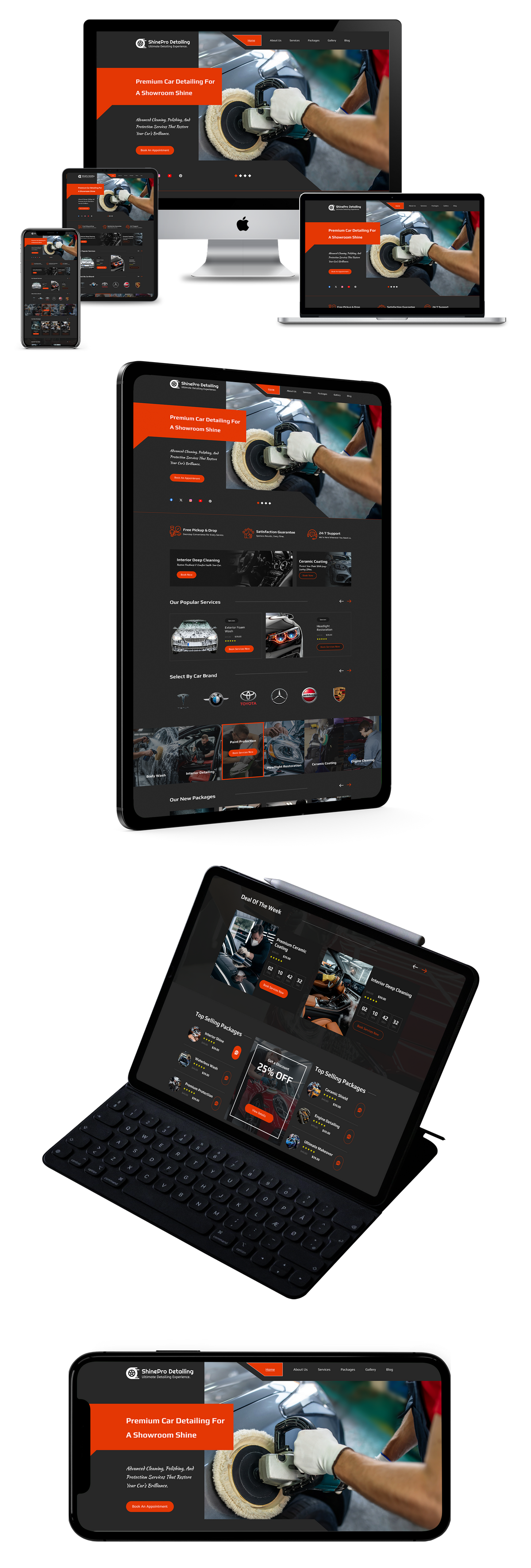 Car Detailing WordPress Theme Responsive