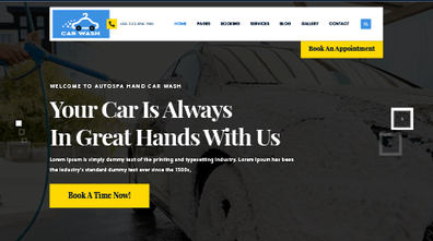 Car Wash WordPress Theme Thumbnail