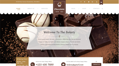 Chocolate House WordPress Theme Thumbnail