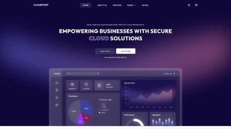 Cloudport - Computing WordPress Theme