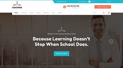 Coaching WordPress Theme Thumbnail