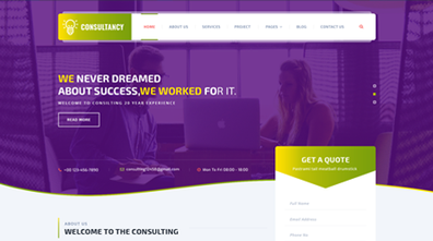 Consultant WordPress Theme Thumbnail