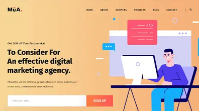 Digital Marketing WordPress Theme Thumbnail
