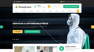 Disinfection WordPress Theme Thumbnail