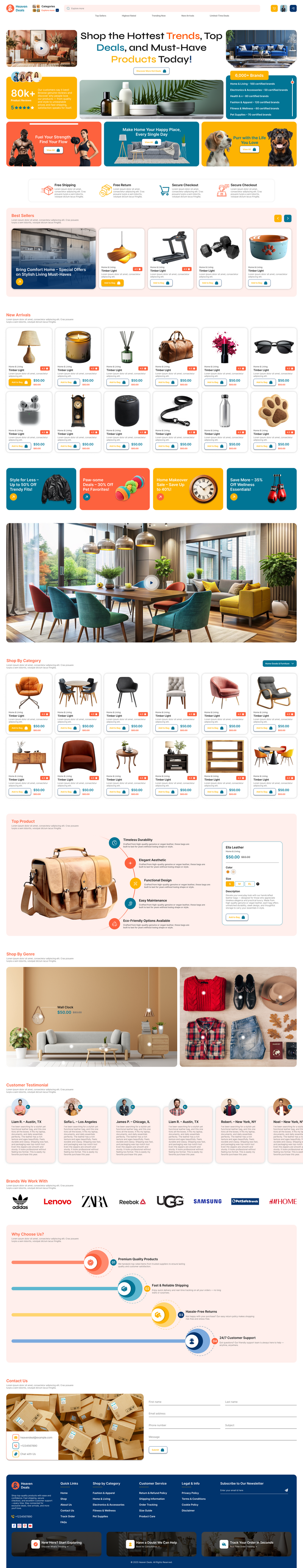 Dropshipping Website Figma Template