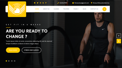 Fitness Crossfit WordPress Theme Thumbnail