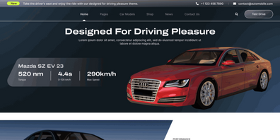 Free Car Dealership WordPress Theme Thumbnail