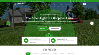 Free Lawn WordPress Theme Thumbnail