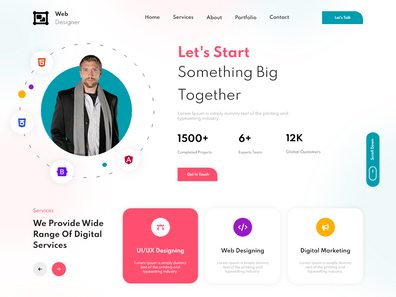 Free Web Designer WordPress Theme Thumbnail