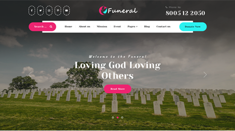 Funeral Home WordPress Theme