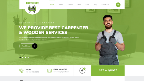 Furniture Shop WordPress Theme