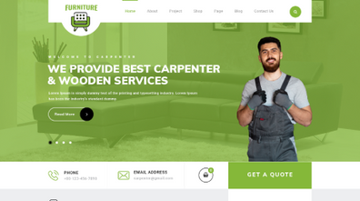 Furniture Shop WordPress Theme Thumbnail