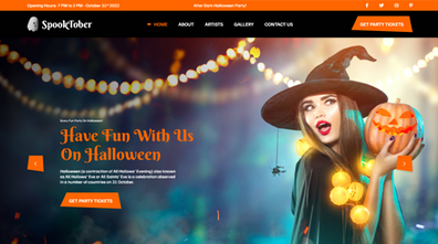 Free Halloween WordPress Theme Thumbnail
