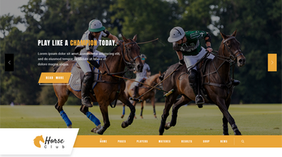 Horse Club WordPress Theme Thumbnail