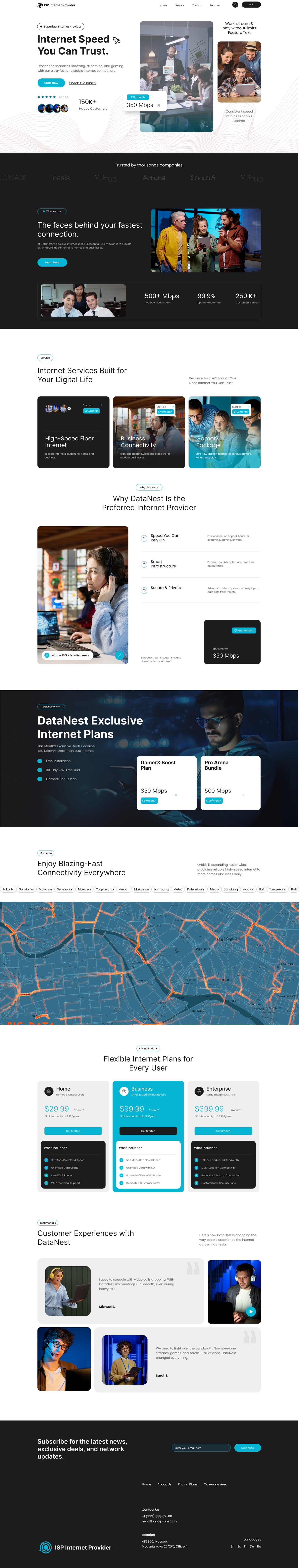 Internet Provider WordPress Theme