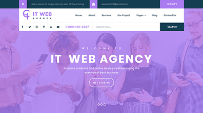 IT Company WordPress Theme Thumbnail
