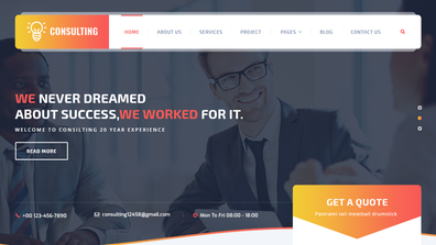 Free Advertising Agency WordPress Theme Thumbnail