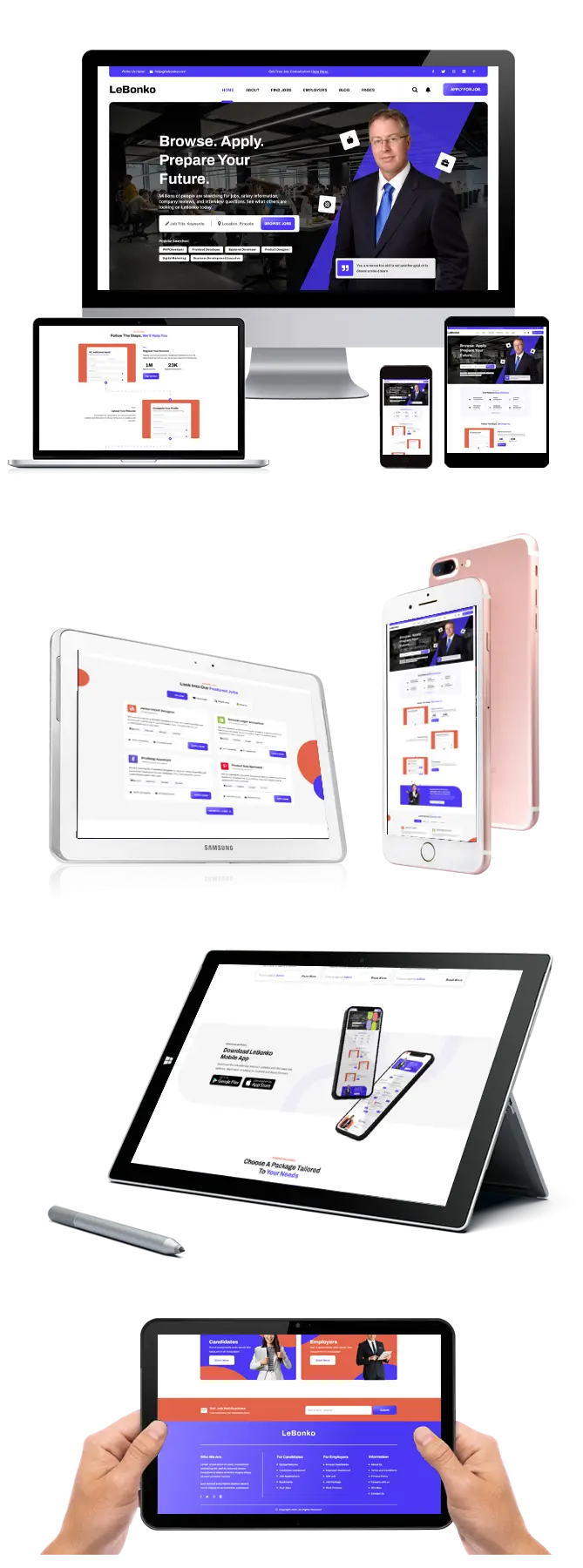 Job Portal WordPress Theme Responsive