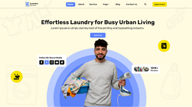Laundry WordPress Theme Thumbnail