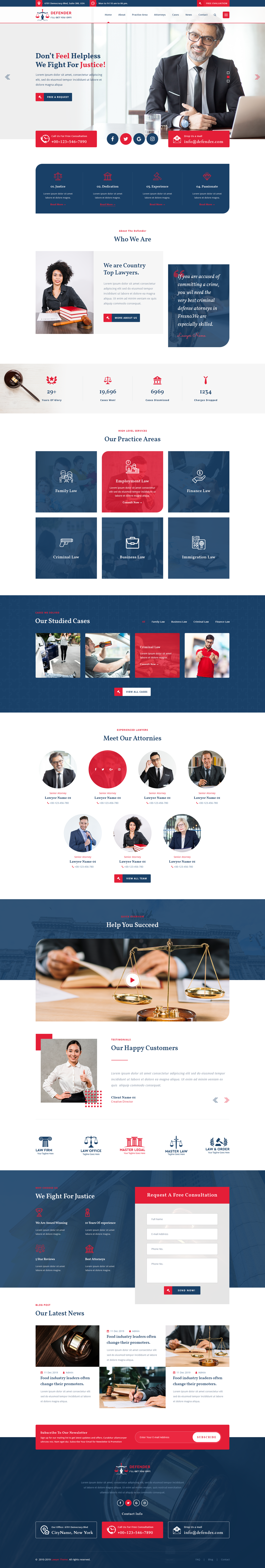 Law Firm WordPress Theme for Legal firms Premium WP Theme