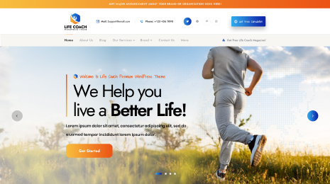 Life Coach WordPress Theme