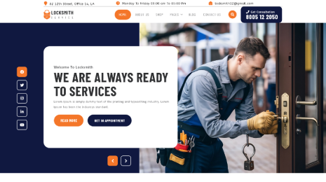 Locksmith WordPress Theme Thumbnail 