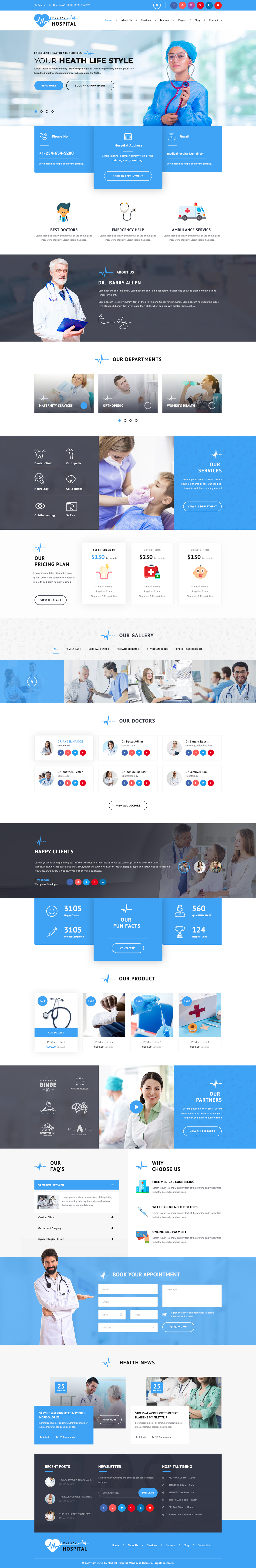 Best Responsive Medical WordPress Theme in the Medical Industry