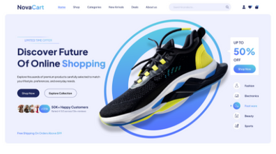 Modern Ecommerce WordPress Theme Thumbnail