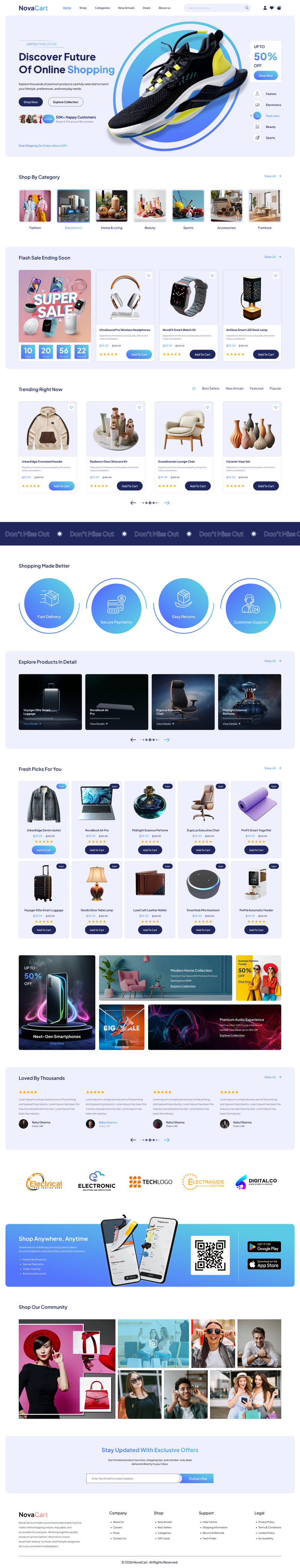 Modern Ecommerce WordPress Theme