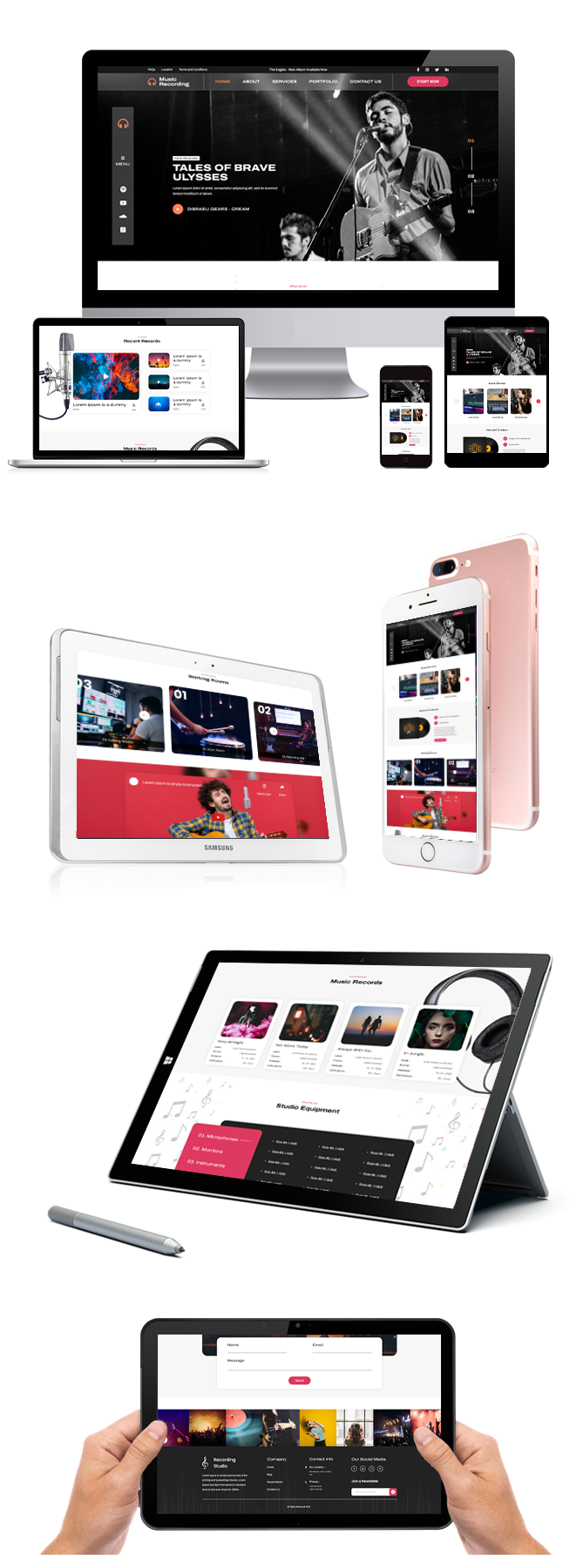 Music Band WordPress Theme