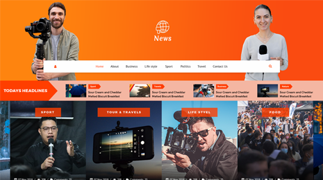 Free News WordPress Theme Thumbnail 