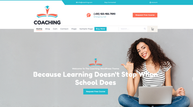 Online Coaching WordPress Theme Thumbnail